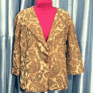 Harve Benard Tapestry Jacket Blazer